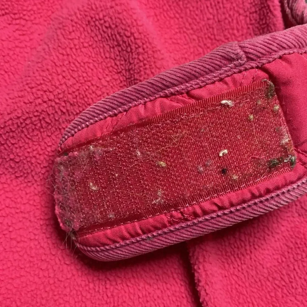 PUP CREW Fleece Lined Pink Quilted Dog Jacket